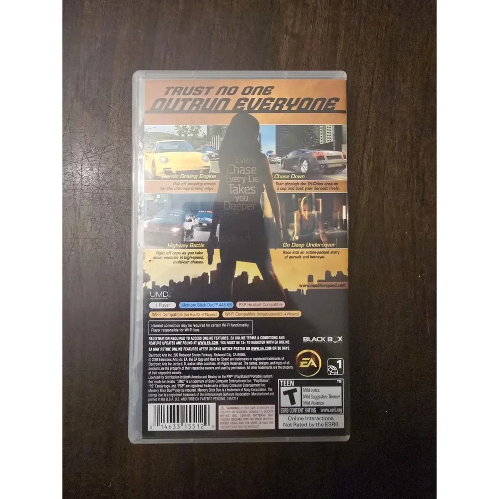 NEED FOR SPEED: UNDERCOVER Sony PSP Game